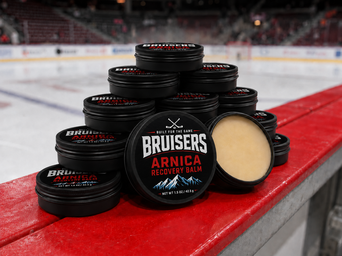 Bruiser Balm puck stack